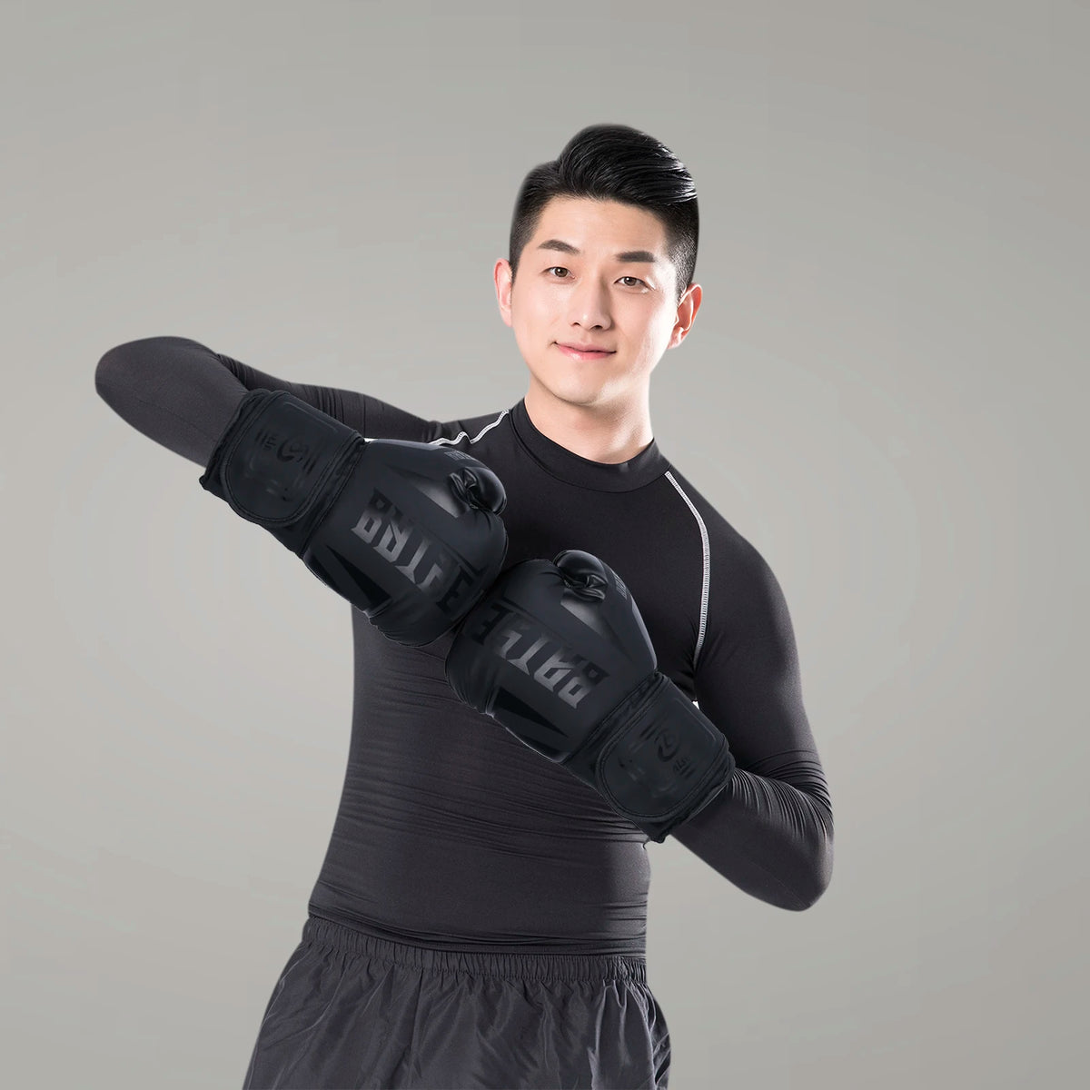 PU Boxing Gloves for Muay Thai Training Adults Breathable Lightweight Combat Mitts for Martial Arts Fitness Gear Durable