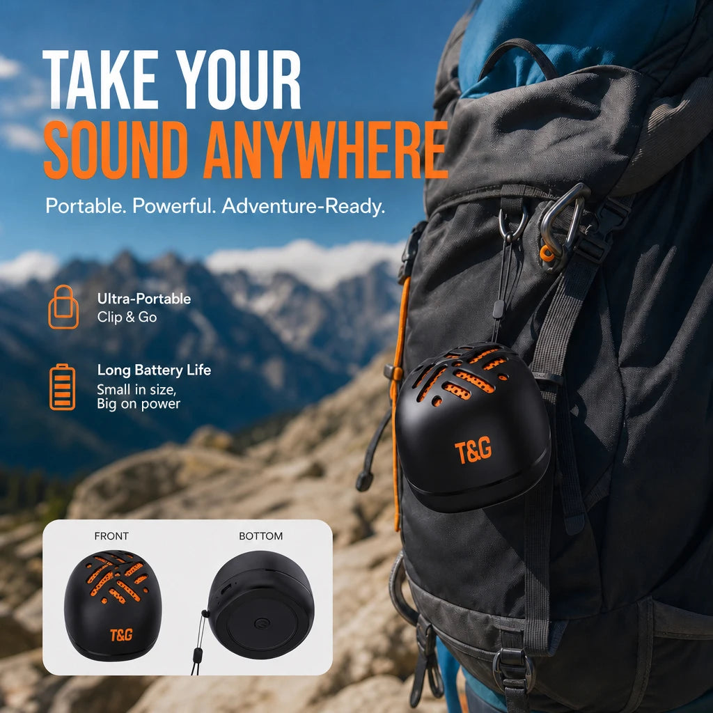 Magnetic wireless speaker, 2-in-1 magnetic phone holder and wireless speaker, portable mini wireless speaker, can be used as a phone stand, outdoor wireless speaker, perfect for home, outdoors, and travel.