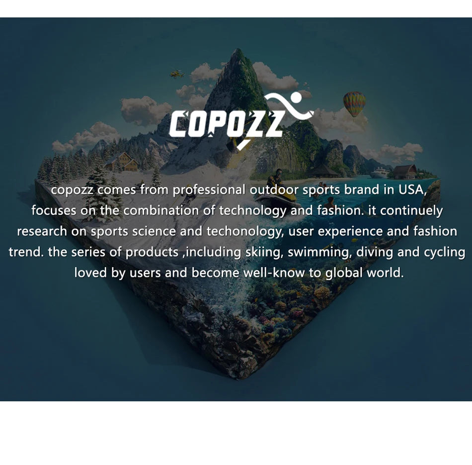 COPOZZ Adult Ski Goggles 2 Layer Lens Anti-Fog UV400 Day Night Spherical Snowboard Glasses Men Women Skiing Snow Goggles Set