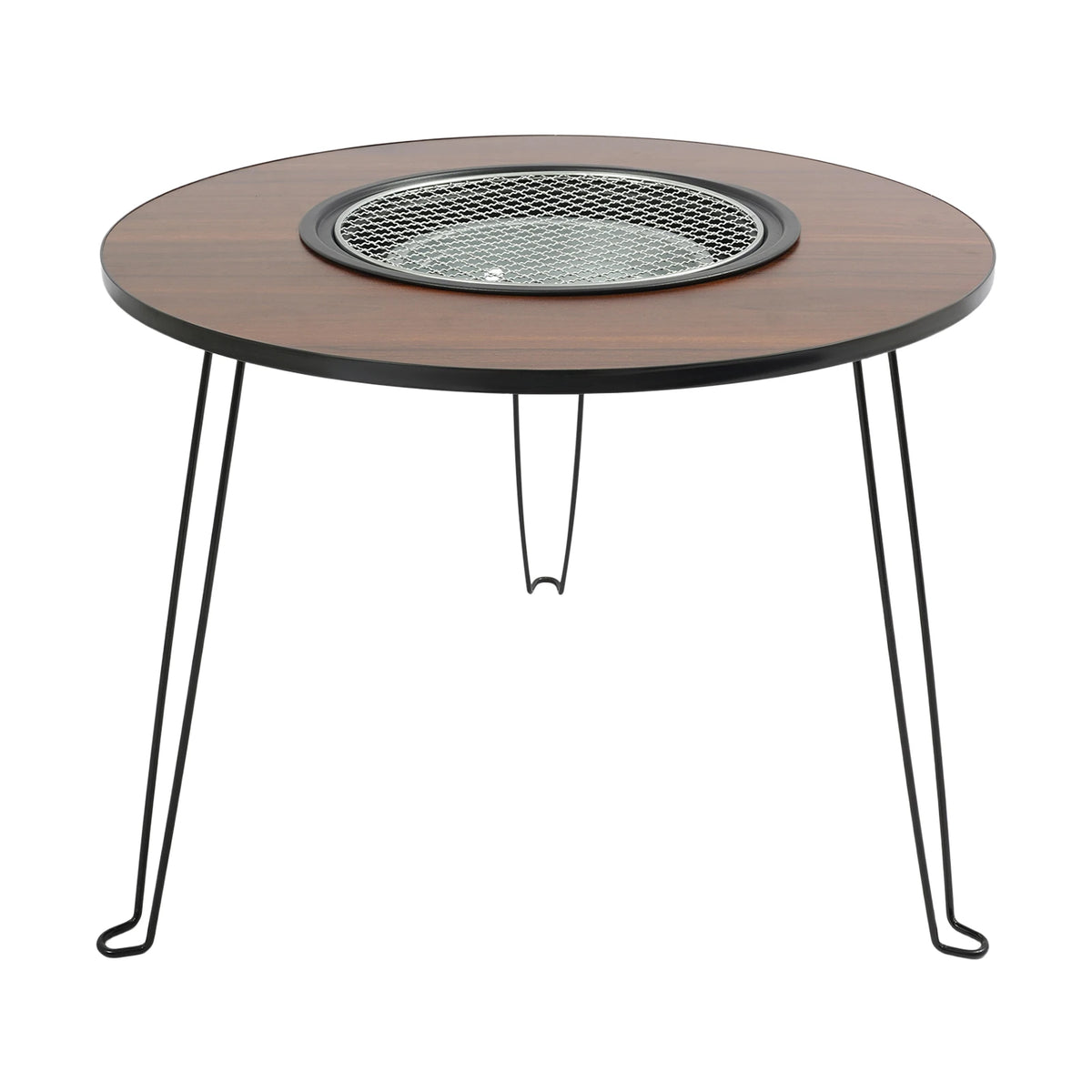 Camping Charcoal Grill Table Portable Folding Outdoor Tabletop Grill Multifunctional BBQ Grill Table for Picnic Backyard