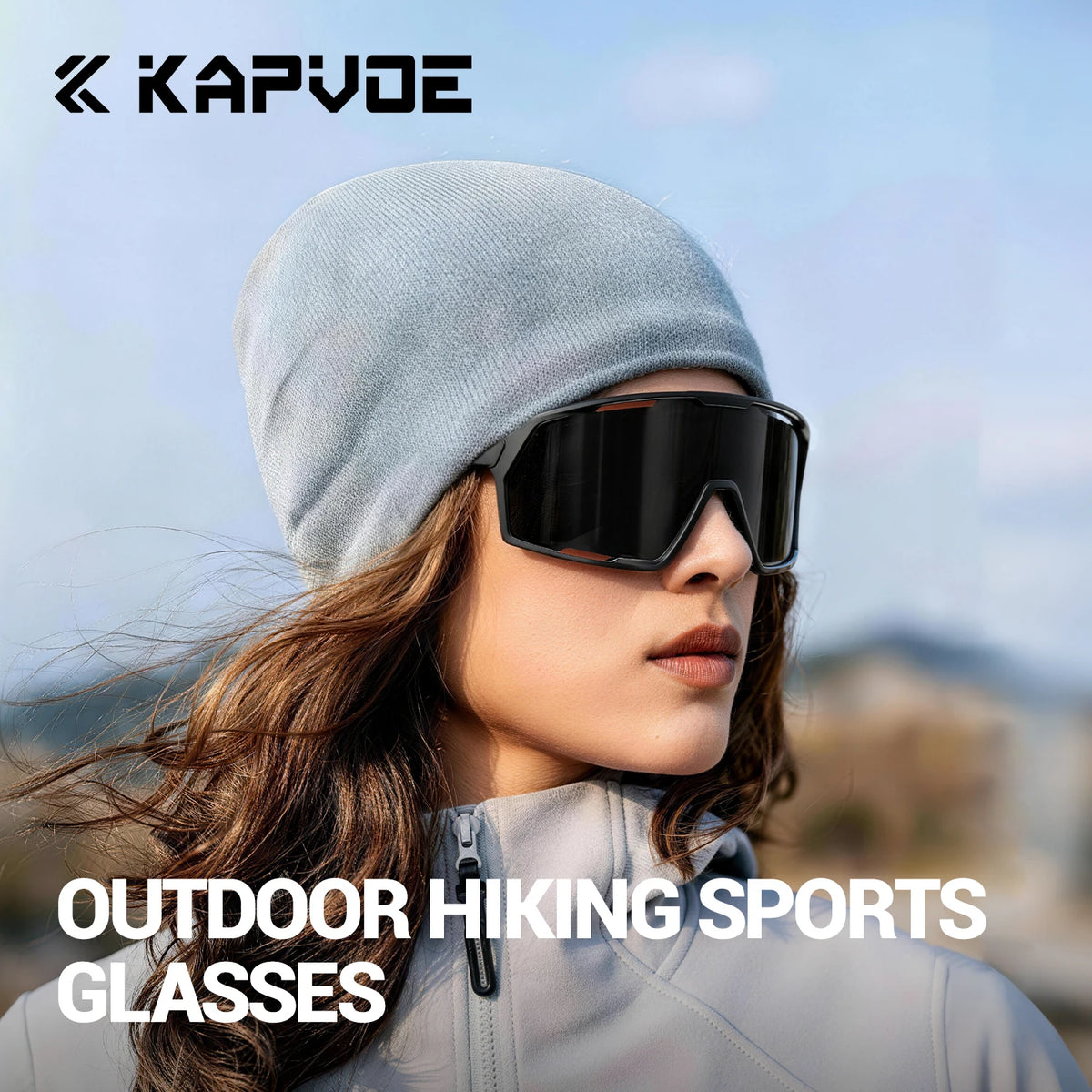 Kapvoe UV400 Golf Sports Glasses Baseball Photochromic Sunglasses on Sale Polarized Cycling Glasses Bike Mountain Bicycle Hiking Eyewear Men Women Glasses