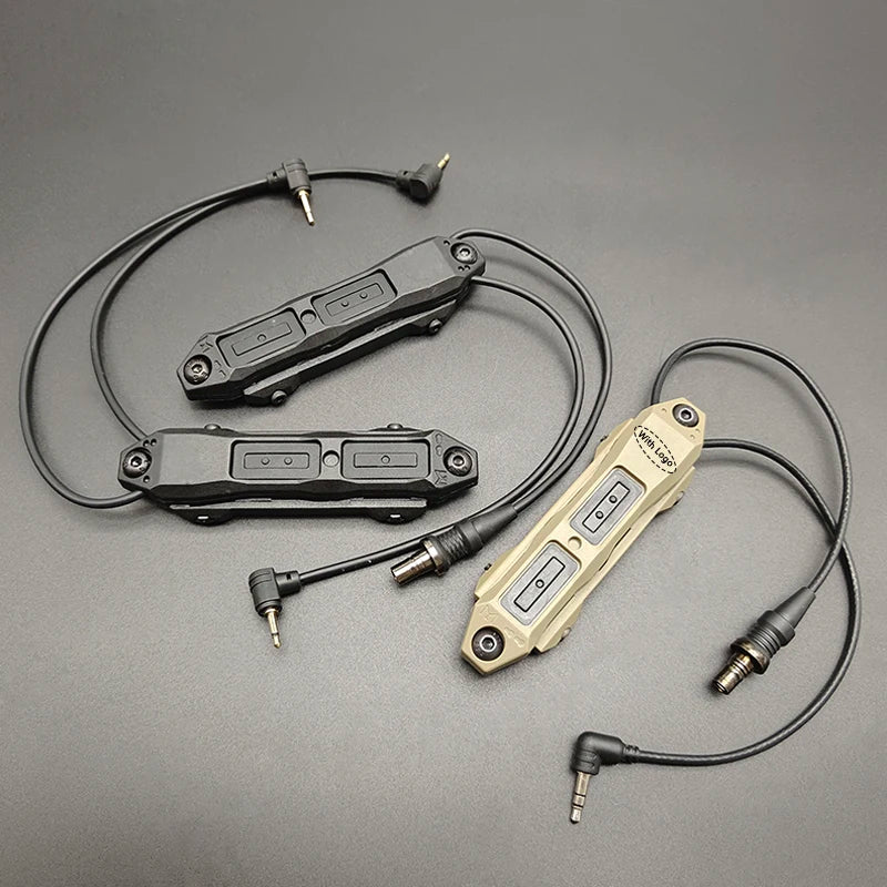 Tactical Augmented Remote Dual Switch Pressure SF/3.5mm Plug For M-L-O-K DBAL A2 PEQ15 M600 M300 Flashlight  Light