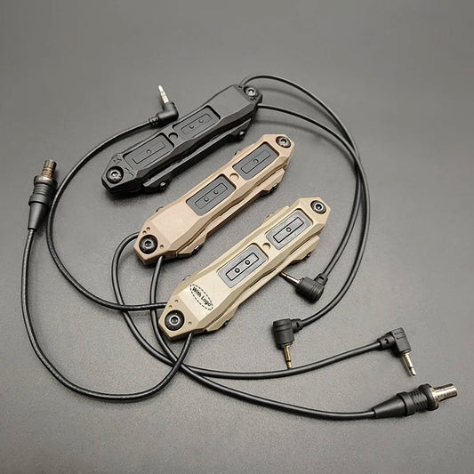 Tactical Augmented Remote Dual Switch Pressure SF/3.5mm Plug For M-L-O-K DBAL A2 PEQ15 M600 M300 Flashlight  Light