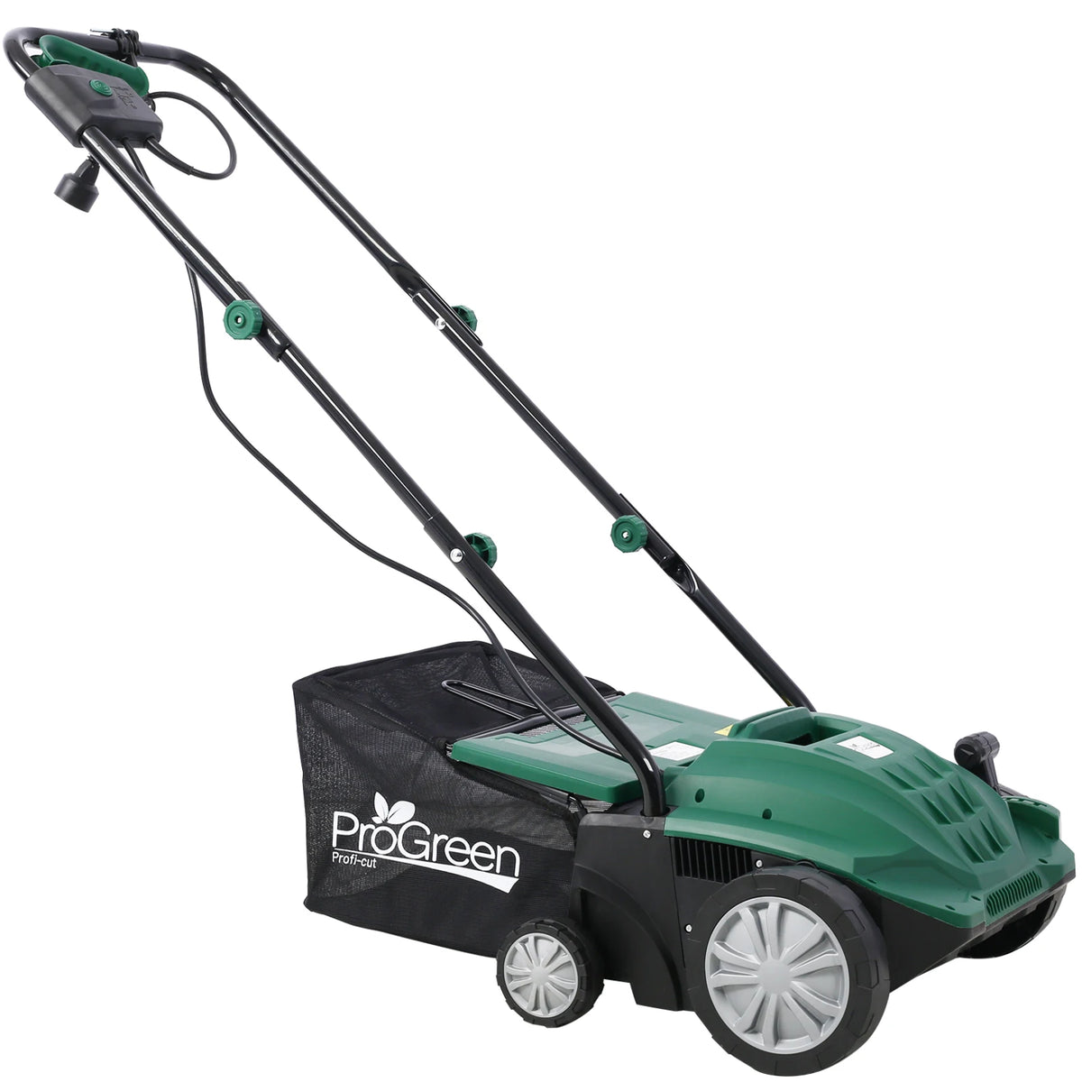 2-in-1 Garden Dethatcher and Scarifier 13 Inch Powerful Electric Lawn Dethatcher Mower, Hand Push Lawn Mower, Electric Home Lawn Mower  12AMP motor