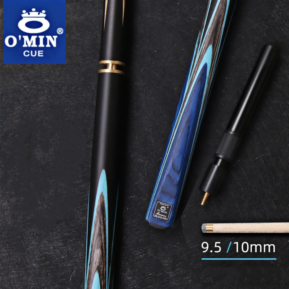 OMIN 57" New Style Gunman White Ash Snooker Billiard Pool Cue Stick 9.5mm/10mm Set