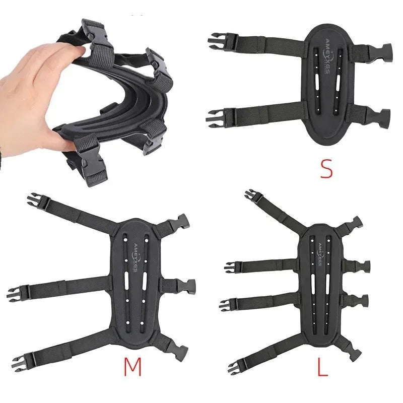 S/M/L Arm Guard Protector EVA Foam Material Adjustable Fastening Strap Lightweight Accessory for Bow Hunting and Target Practice