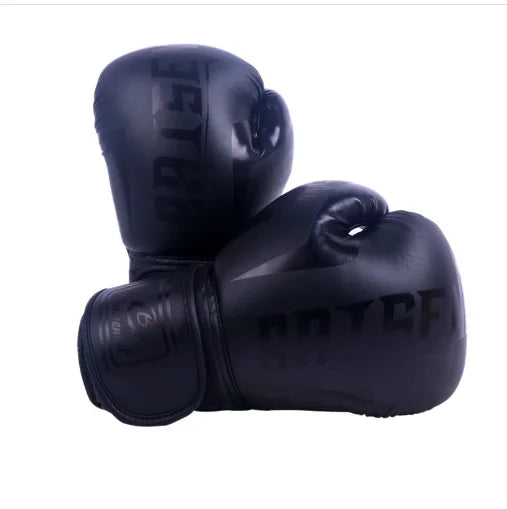 PU Boxing Gloves for Muay Thai Training Adults Breathable Lightweight Combat Mitts for Martial Arts Fitness Gear Durable
