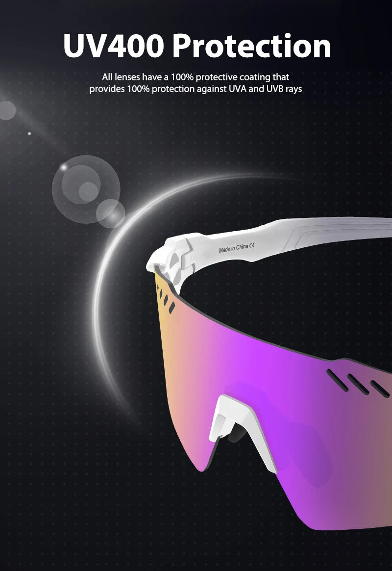 SCVCN UV400 Outdoor Cycling Sunglasses on Sale Hot Glasses Fashion Men Women Outdoor Impact-Resistant Bike Eyewear MTB Sports Glasses Running Bicycle Goggles