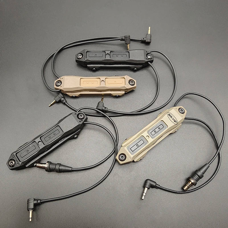 Tactical Augmented Remote Dual Switch Pressure SF/3.5mm Plug For M-L-O-K DBAL A2 PEQ15 M600 M300 Flashlight  Light