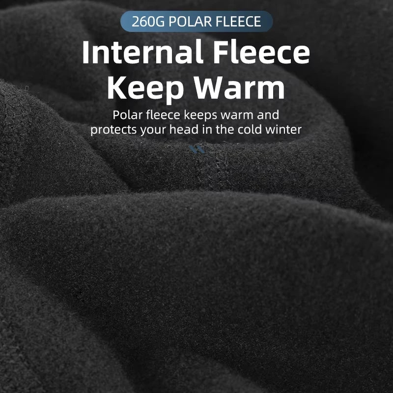 ROCKBROS Local Shipping Winter Cap Windproof Thermal Ski Cap Running Skiing Cycling Hat Ear Protection Cycling Headgear Warm Caps