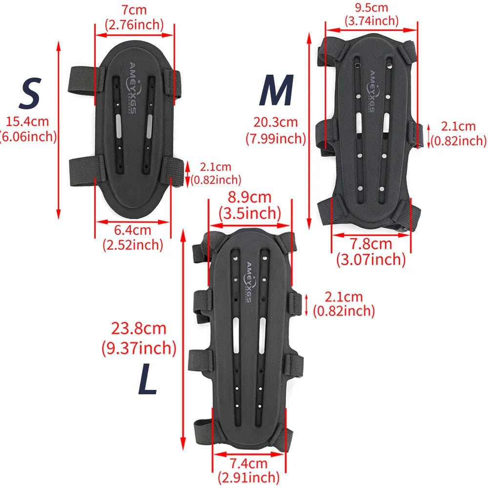 S/M/L Arm Guard Protector EVA Foam Material Adjustable Fastening Strap Lightweight Accessory for Bow Hunting and Target Practice