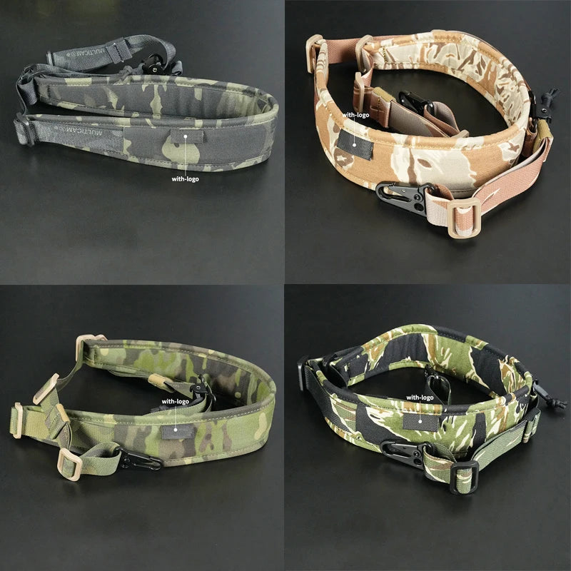 Tactical 2 Point Sling Strap 500D Nylon Modular Strap Quick Adjustable Multipurpose Outdoor Airsoft Accessories Shoulder Straps
