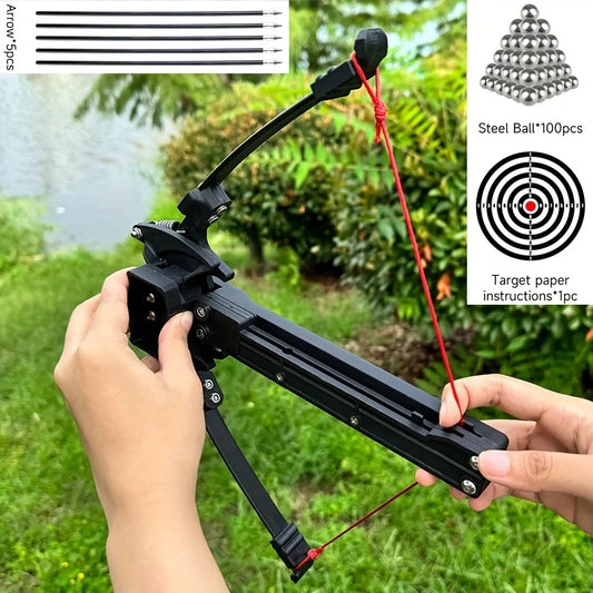 18 Round Steel Ball Can Be Used for Both Continuous Shooting and Archery with a Recurve Bow, Outdoor Hunting and Shooting Practice, Competitive Composite Bow, Holiday Gift