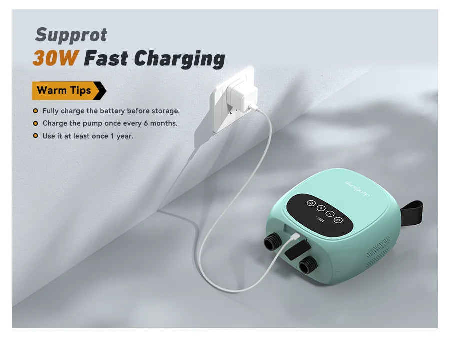 dwndpump DP3 Electric 20PSI SUP Pump 38.48Wh Battery Paddle Board Inflation for Kayak Boat Tent Surfing Board Stand Up