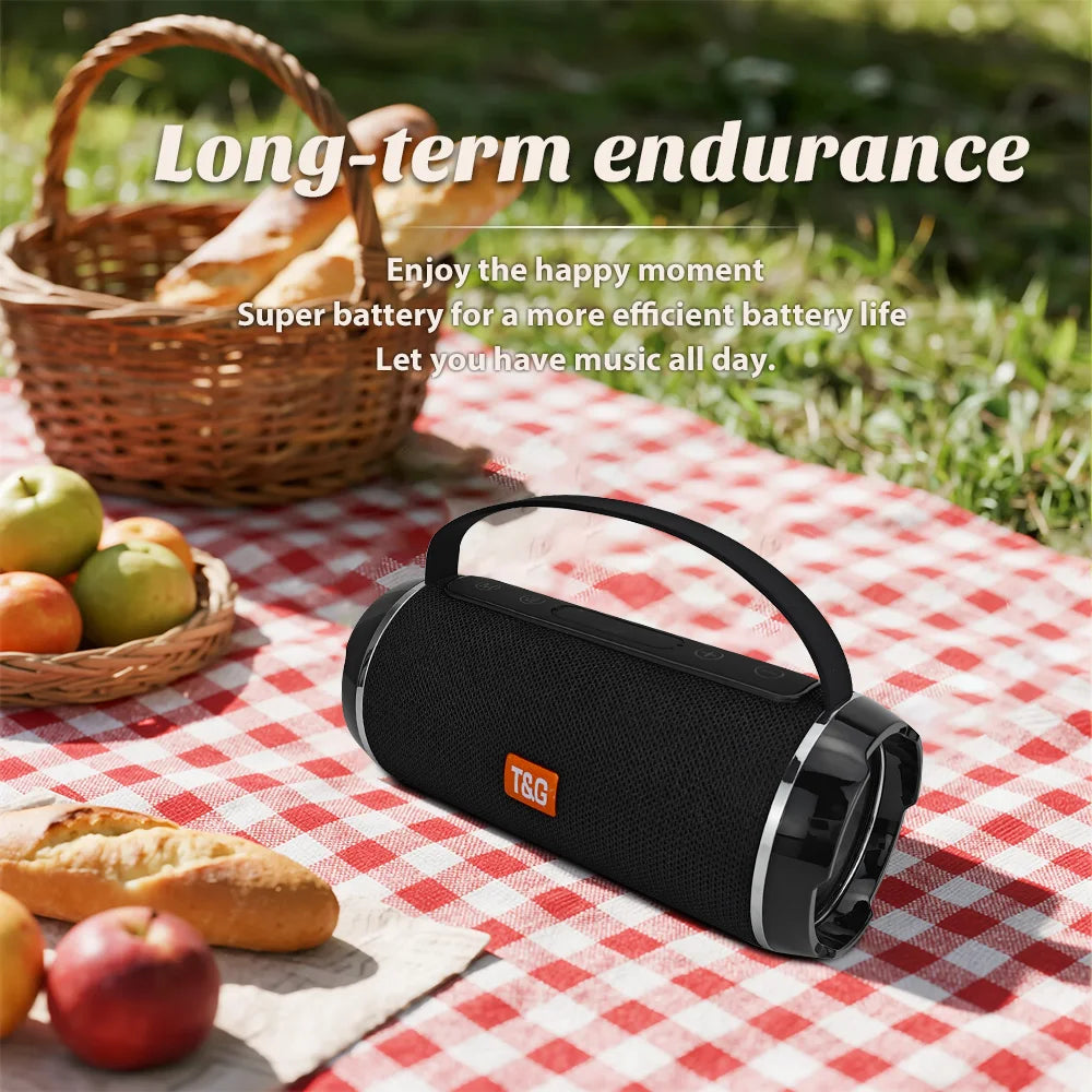 TG116C Wireless Portable Powerful Speaker Box 3D Stereo Speakers Subwoofer Music Center BoomBox Support FM