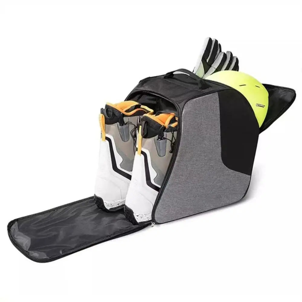 Waterproof Ski Boot Bag Shoes Gloves Winter Snow Snowboarding Storage Bag Padded Shoulder Oxford Cloth Ski Crossbody Bag