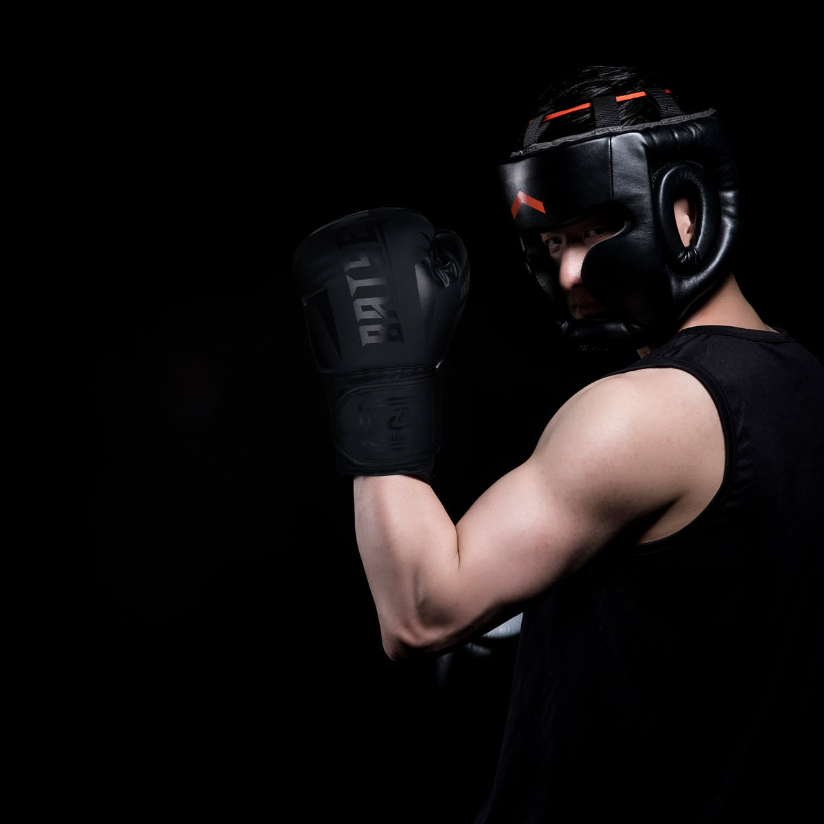 PU Boxing Gloves for Muay Thai Training Adults Breathable Lightweight Combat Mitts for Martial Arts Fitness Gear Durable