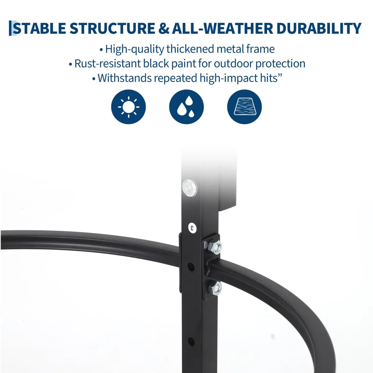 Volleyball Training Aid, Adjustable Heavy-Duty Volleyball Spike Serve Trainer for Basketball Hoop, Outdoor Practice Equipment for Teens & Athletes