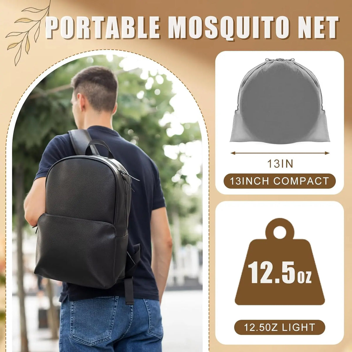 Large Pop up Mosquito Tent Portable Foldable Mosquito Bug Net for Bed Camping Travel Patio Outdoor 78 * 31 * 22 Inch Bug Netting Mesh Tent Canopy for Adults Bedroom, Black