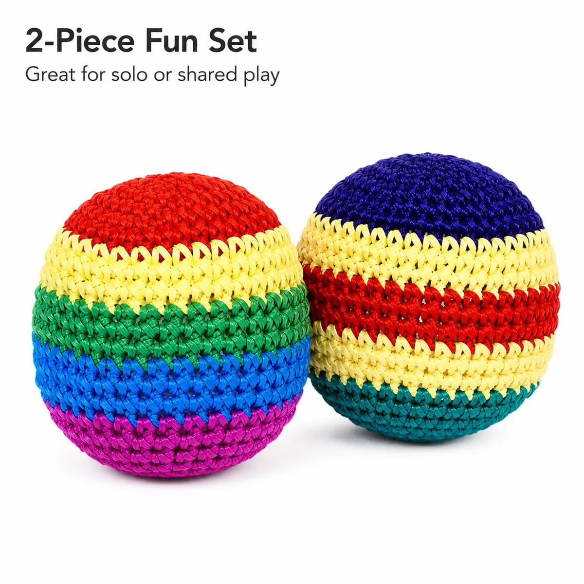 1pc 2pcs 3pcs 6pcs 12pcs Hand Knitting Crochet Hacky Sack Footbags